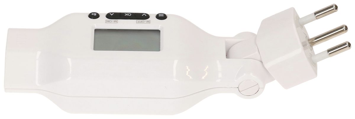 Timer per presa MH digitale tipo 12 10A 230V 2300W IP20