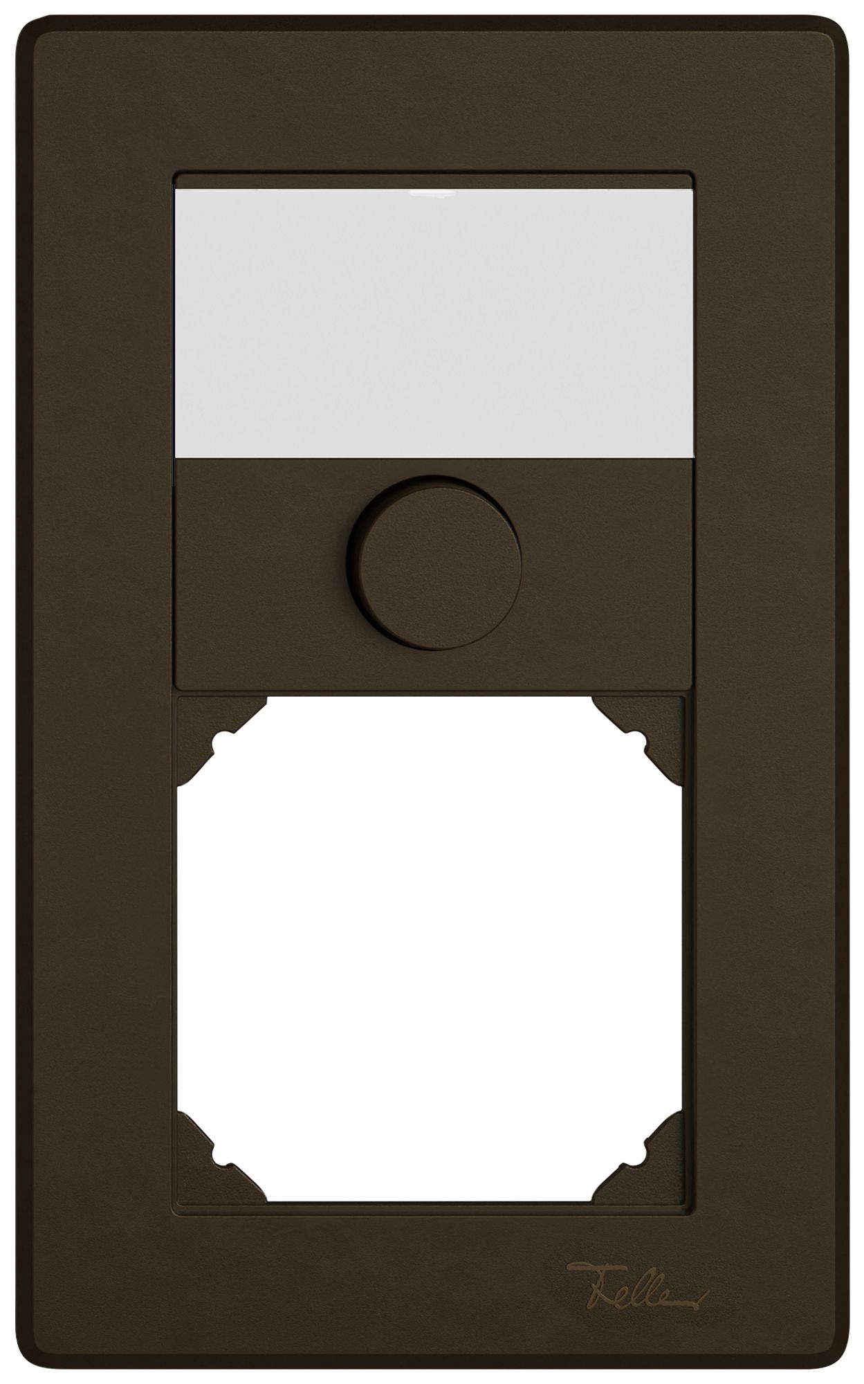 Combinaison ENC EDIZIO.liv SNAPFIX® 2×1 156×96mm fermeur 1L+vide brun