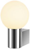Wandleuchte SLV VARYT E14 1×0…6W IP44 Ø120×150×60mm Chrom