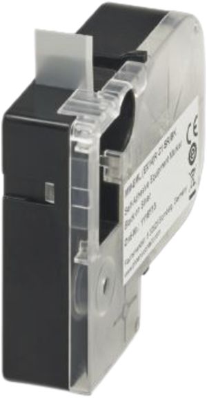 Étiquette PX MM-EML (EX14)R C1 SR/BK continue×12mm arg/no