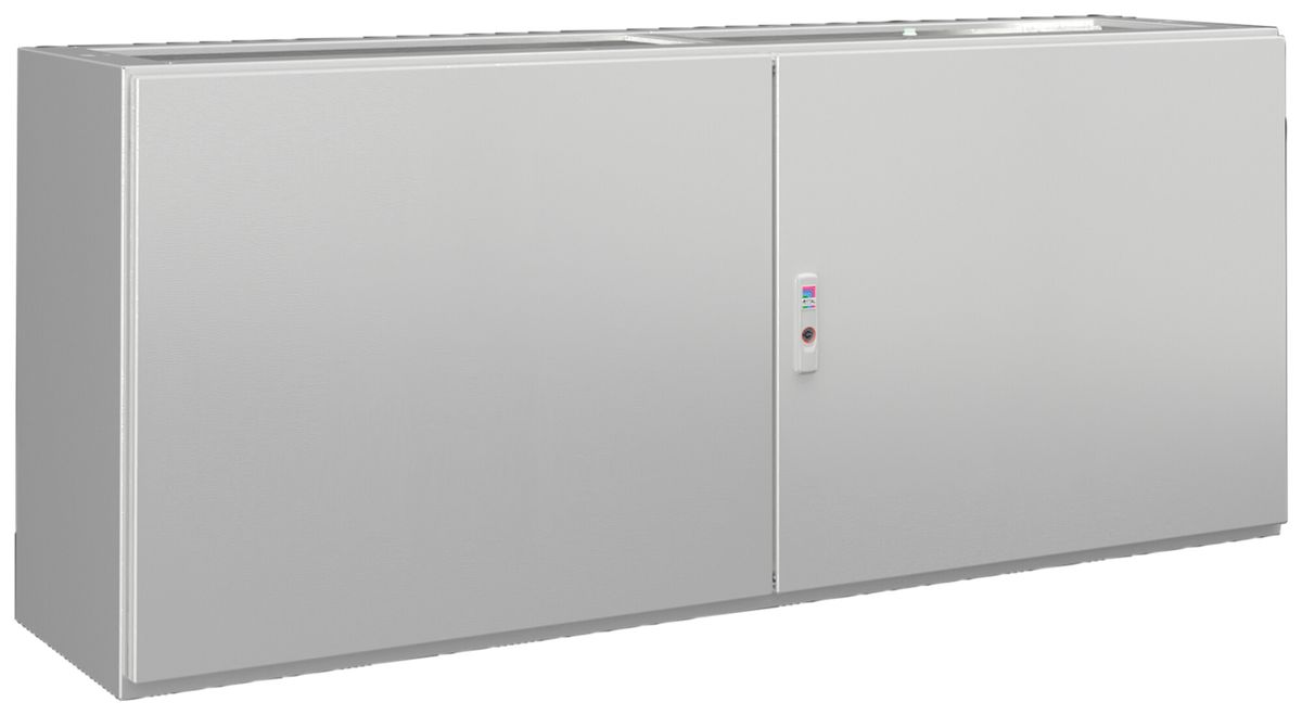 Parte inferiore Rittal CX 1600×675×400mm acciaio 2×porti grigio IP55