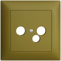 Kit frontal ENC EDIZIOdue olive 88×88mm