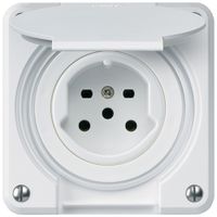 Prise ENC robusto type 15 blanc