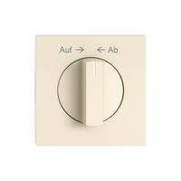 Montageset EDIZIO.liv SNAPFIX® f.Schwenktaster m.Griff Auf → ← Ab cr