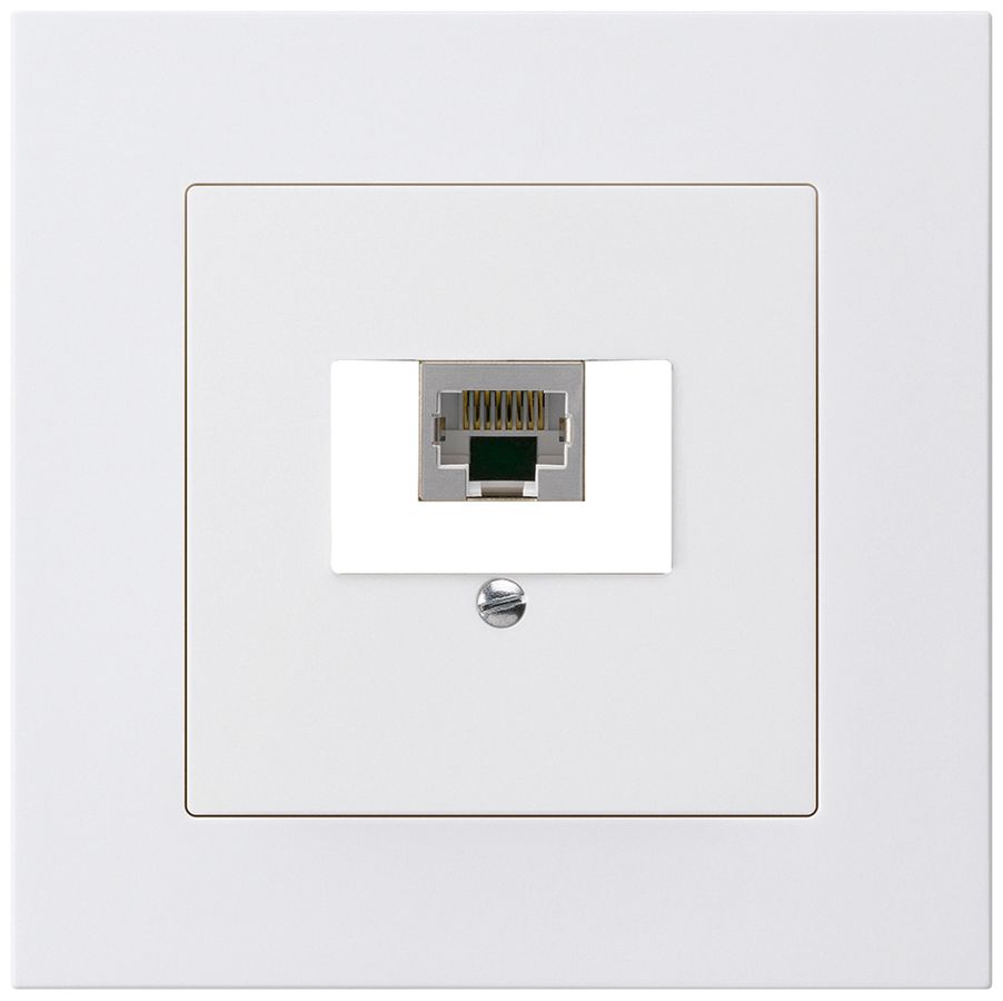 UP-Anschlussdose kallysto.pro 1×RJ45s weiss