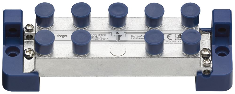 F-Verteiler Hager HMS 5…1300MHz 8-fach