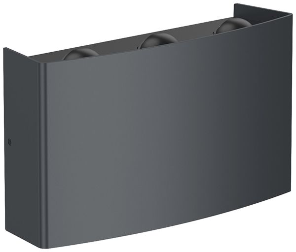 Applique LED DOTLUX Sixfold 6W 320lm 3000K IP65 direct/indirect 165×94mm no