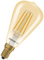 Lampada LED LEDVANCE Vintage 1906 E14 4.8W 2200K chiaro/oro 320° REG Ø48×108mm