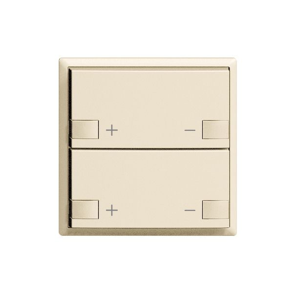 Frontset 2×Dimmer 2K/2T ZEP EDIZIOdue crema