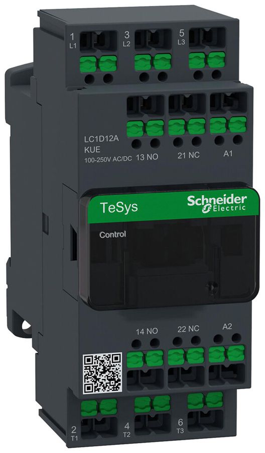 Leistungsschütz TeSys 100…250VAC/DC 3NO 25A 12A 440V 1NO 1NC