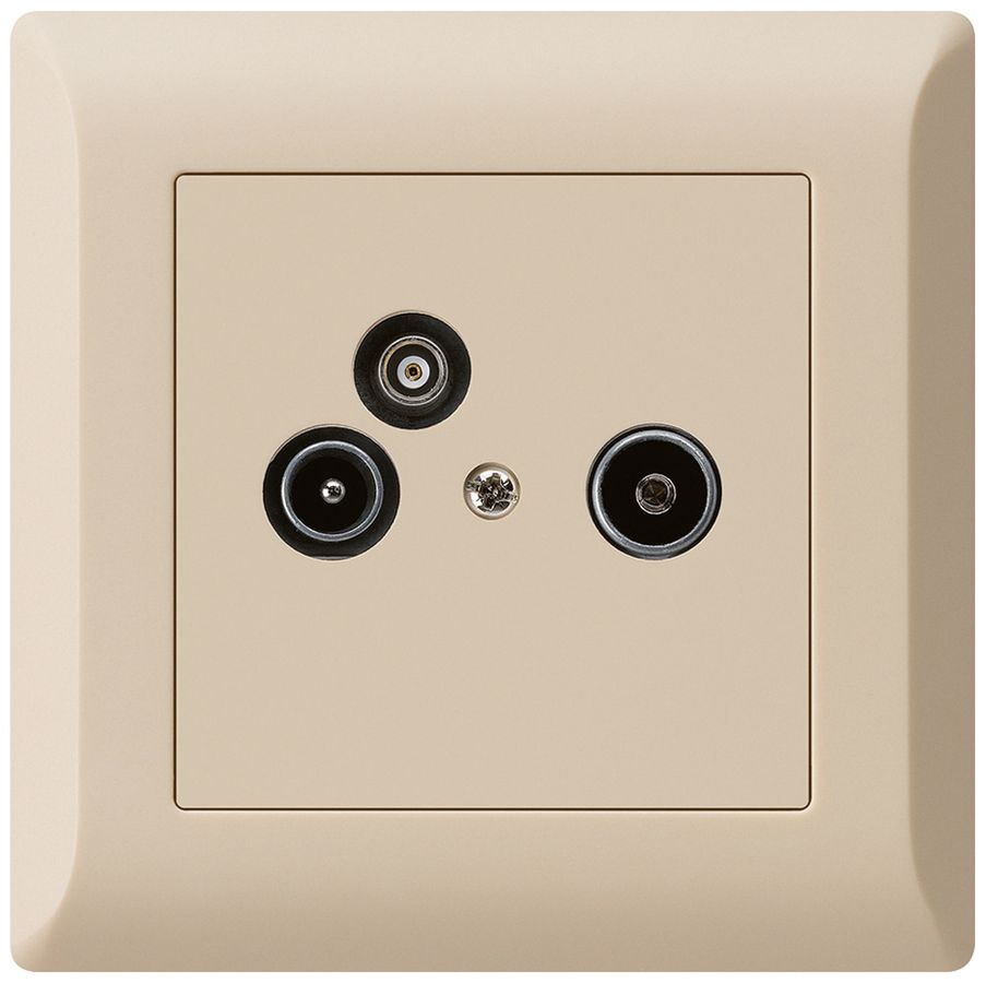 UP-Antennendose R/TV-Daten kallysto.line 19dB beige