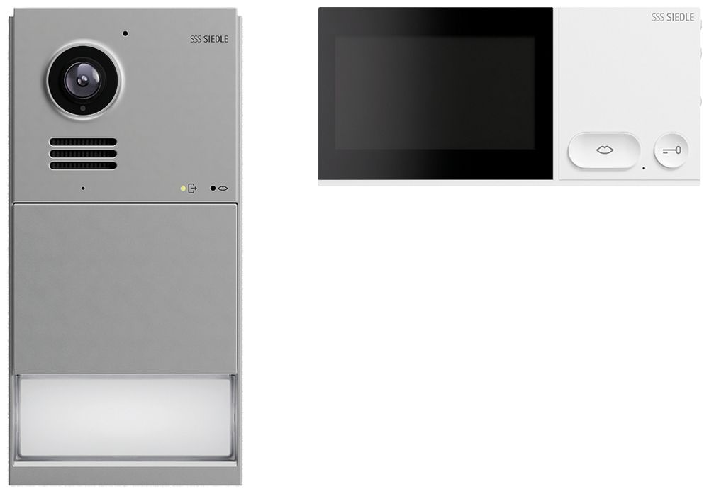 Türsprech-Set Video IQ Set Wi-Fi weiss