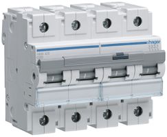 Leitungsschutzschalter Hager MCB 4P 400V Typ C 20A 6TE