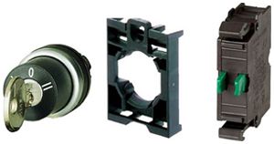 Interruttore a chiave Eaton RMQ-Titan M22-WS-K10 1NO 2 pos. O-I nero IP66