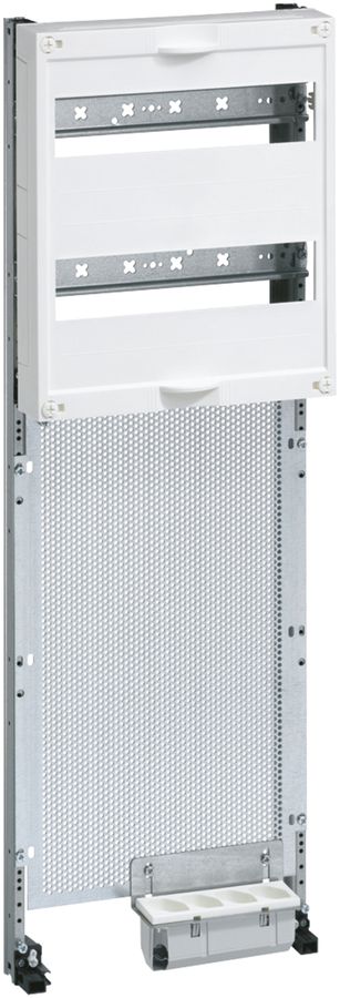 Travée média Hager univers pour ENC 5-rangées 2 rangées modulaires 250×750mm