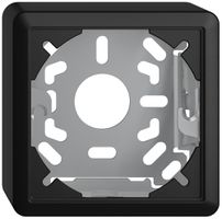 Kappe mit Grundplatte 39mm EDIZIOdue schwarz