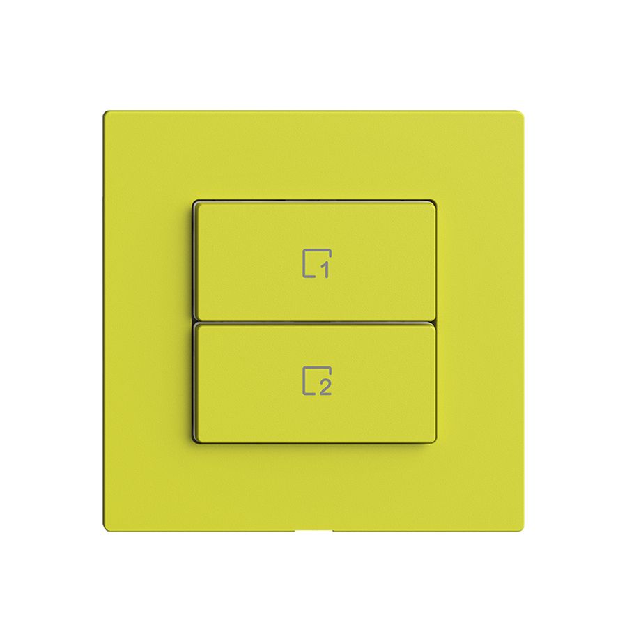 Comando per pulsante scena 2 scene vert./2T Edue Wiser lemon