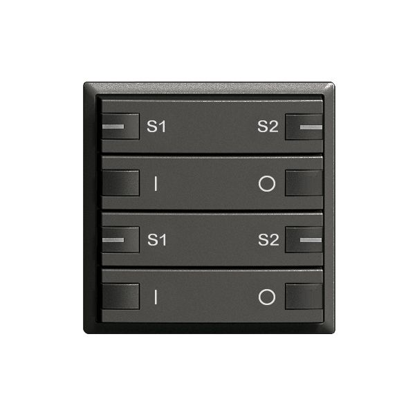 Kit frontal ON-OFF scène 2c/4t ZEP 60×60mm noir