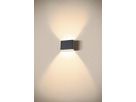 Applique LED SLV OVAL 145.7W 560lm 2700…3000K IP65 31×135mm nero