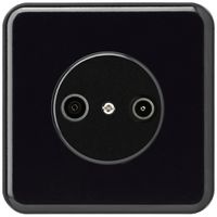 UP-Antennendose basico TV-R 14dB Durchgangsdose schwarz