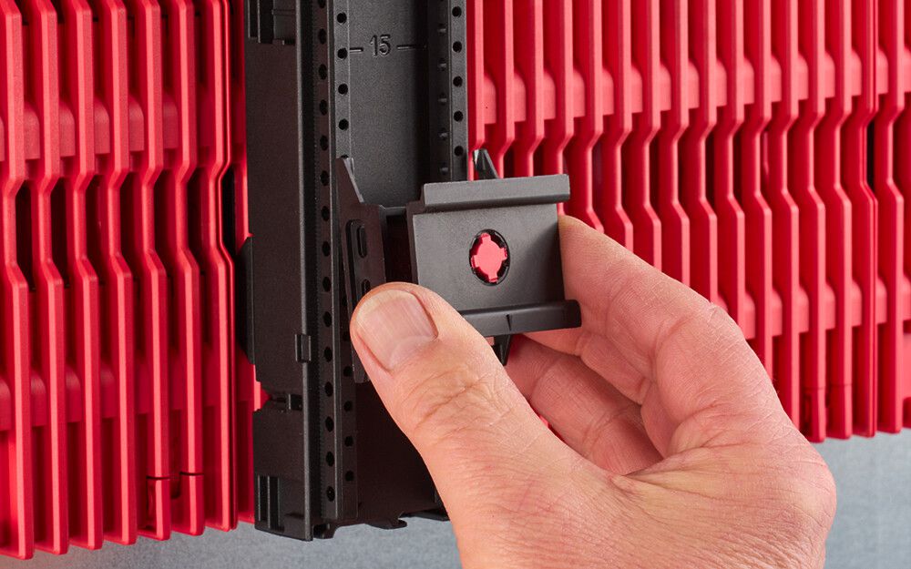 Hutschienen-Adapter RiLineX RX 9365.744 höhenverstellbar 54mm 8Stk