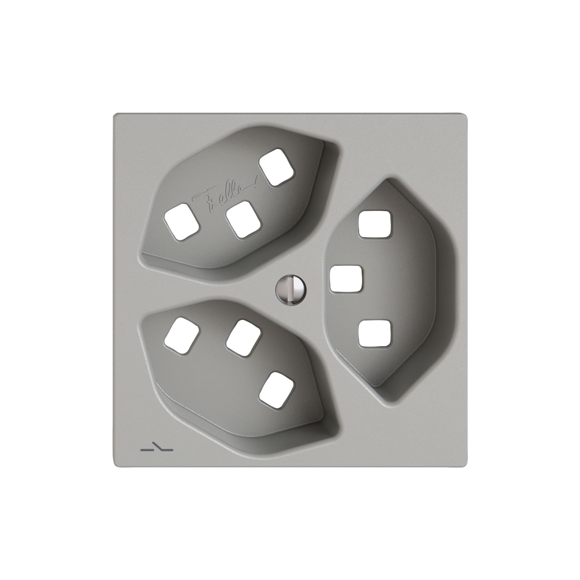 Kit di montaggio EDIZIO.liv SNAPFIX® per presa 3×T23 separata grc