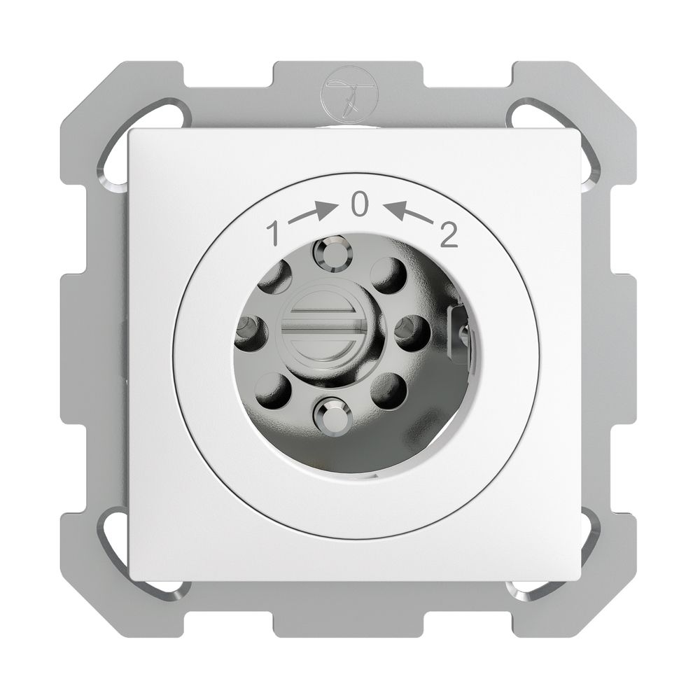 Contact pivotant ENC 1->0<-2 EDIZIOdue blanc pour serrure, s.cyl.
