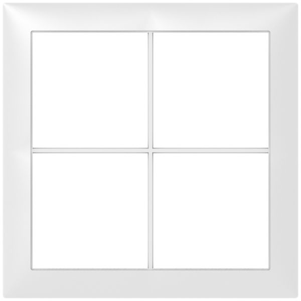 Abdeckrahmen SIDUS 2×2 weiss