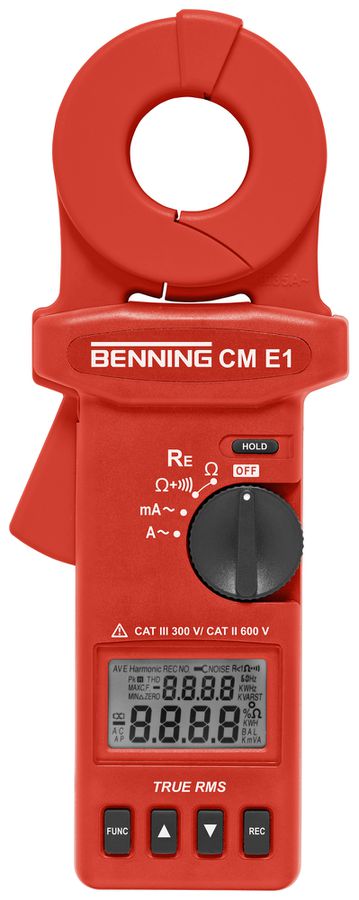 Stromzange Benning CM E1 300VUC 35A 0.025…1500Ω Cat III 300V