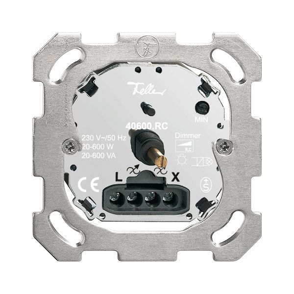 Einsatz Drehdimmer FH 20…600W Phasenabschnitt