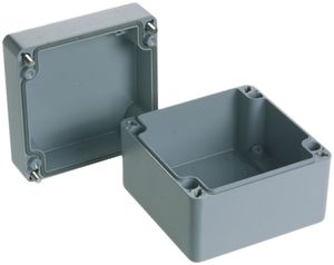 AP-Gehäuse Woertz Al 122×122×90mm grau IP65 Lithos