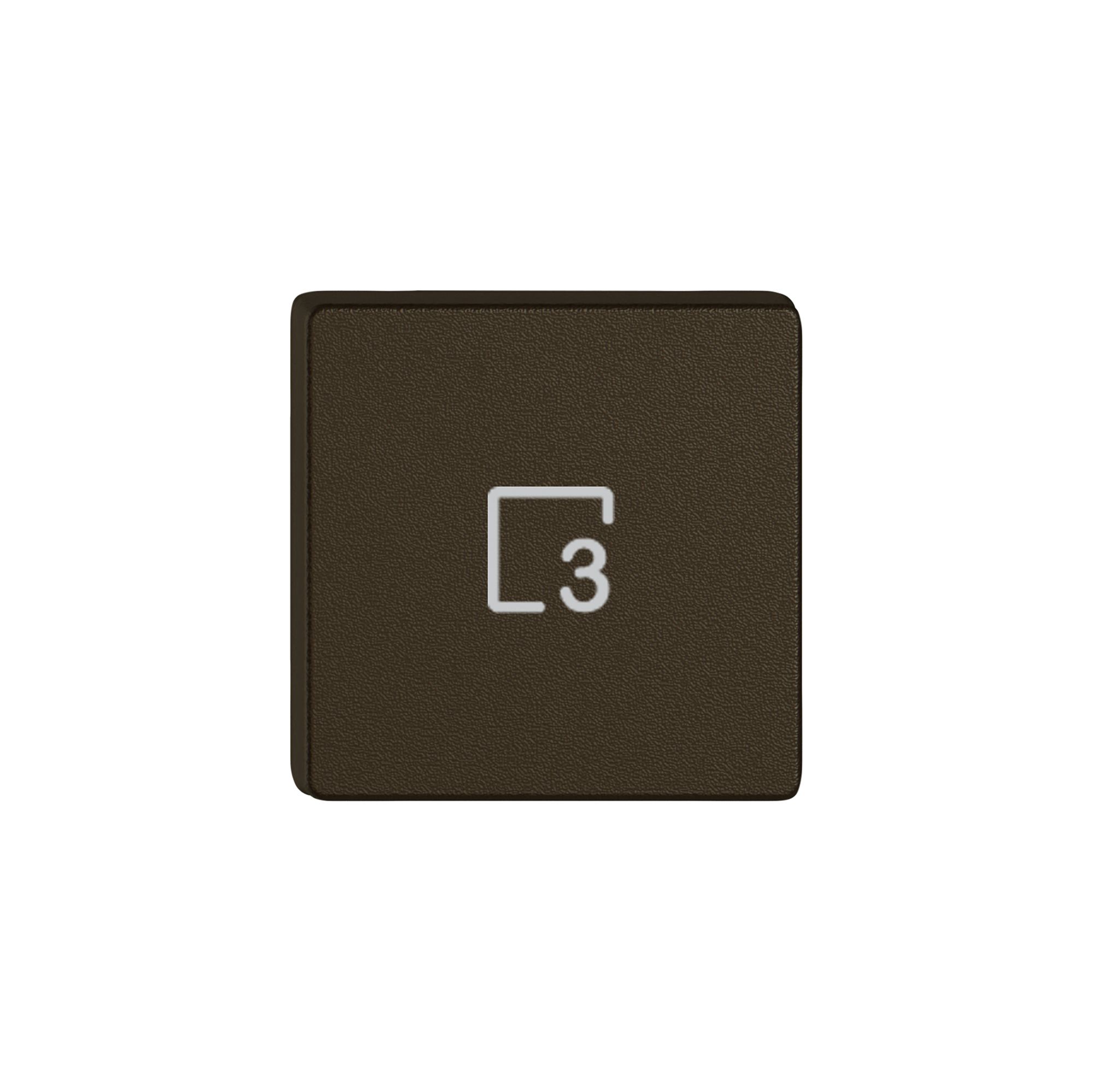 Taste 1/4 EDIZIO.liv Wiser mit SNAPFIX® mit Symbol Szene 3 br