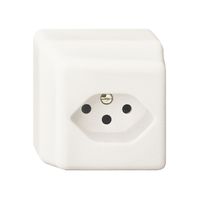 AP-Steckdose FH T13 weiss
