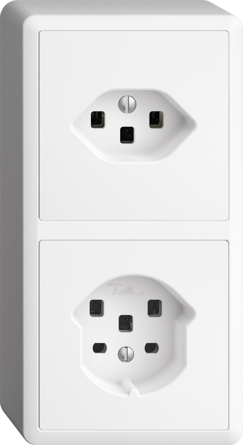 AP-Kombination Edue 2x1 FX54, T23 + T25 ws