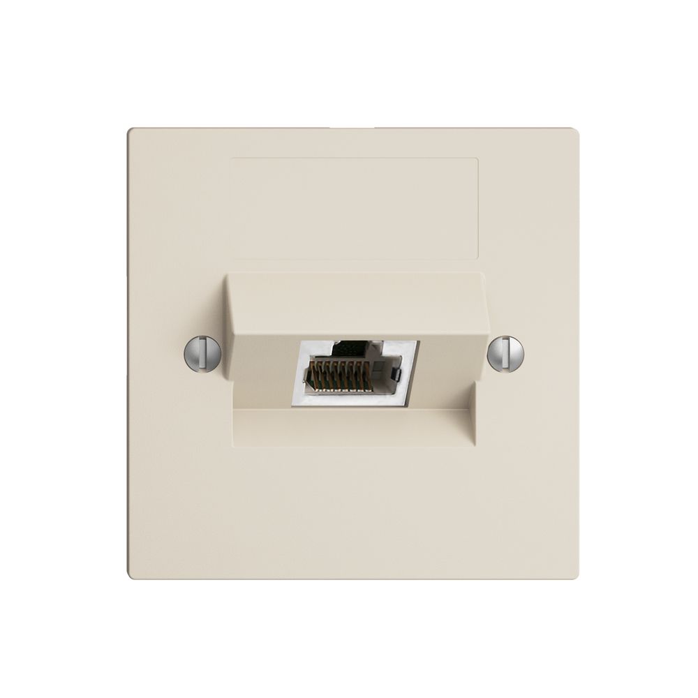 Einsatz zu UP-Anschlussdose 1×RJ45/s 4P ITplus EDIZIOdue crema