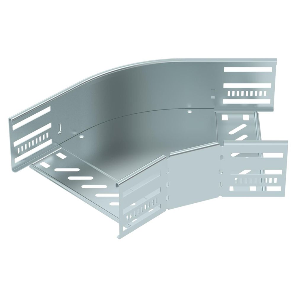 Coude BET RB 45° 85×200mm acier zingué en continu