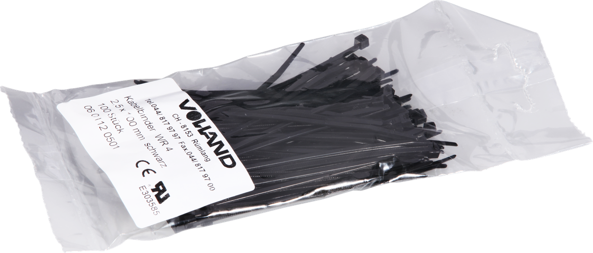 Kabelbinder Ty-Rap TY523MXR 2.4×92mm schwarz