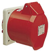 Prise INC CEEtyp 7L 16A 6h droite, contacts nickelés