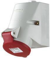 AP-Steckdose CEE Mennekes 3LPE 16A rot