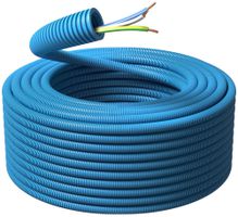 Tubo d'installazione precablato KRFWG PM M20 blu H07V-U 3×1.5mm² bl/bi/ve-gi