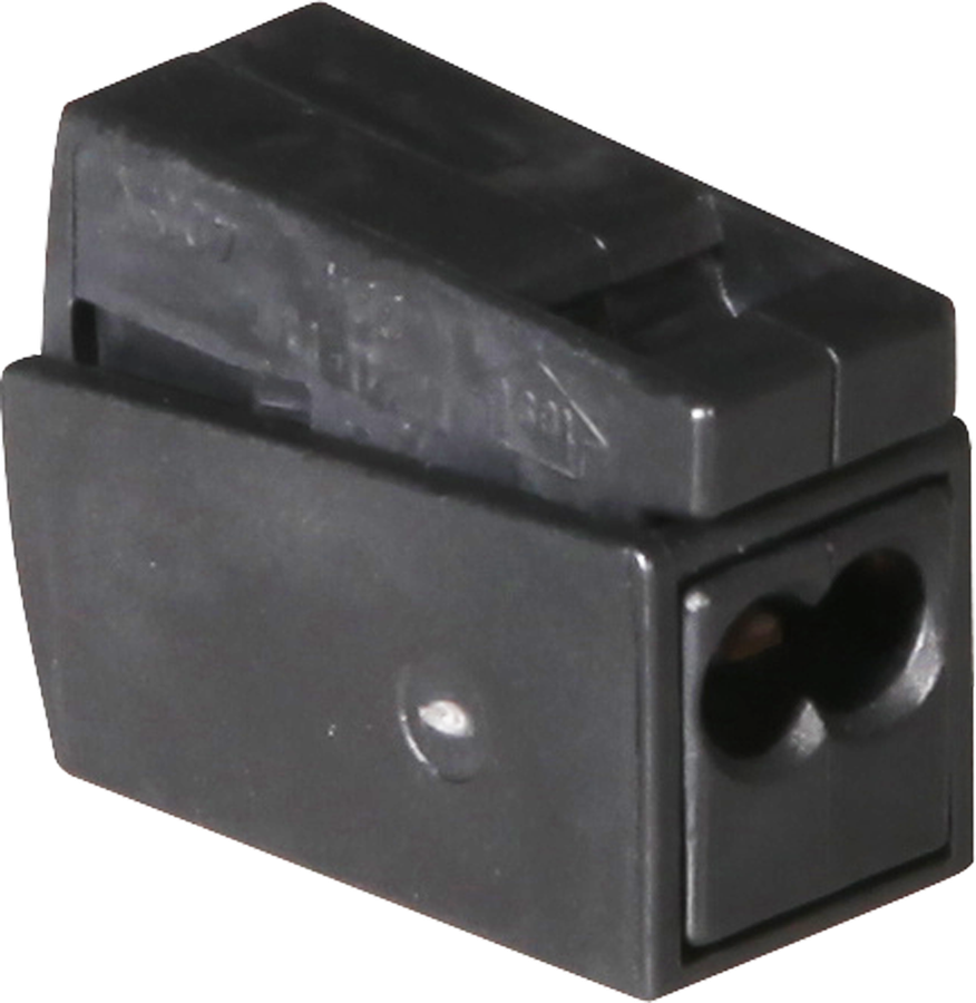 Leuchtenklemme WAGO 1…2.5mm²/0.5…2.5mm² schwarz