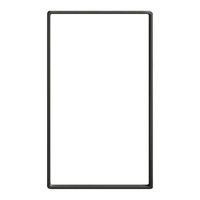 Cadre complémentaire EDIZIOdue prestige 2×1 noir