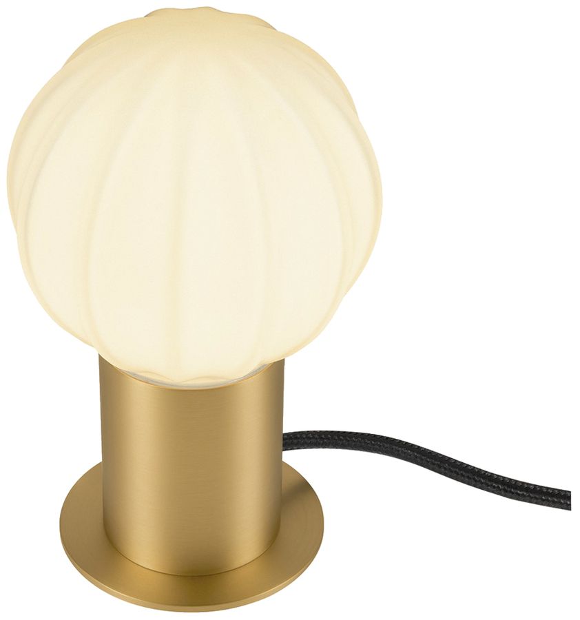 Tischleuchte SLV VARYT E14 1×6W Schalter Ø90×90mm Messing