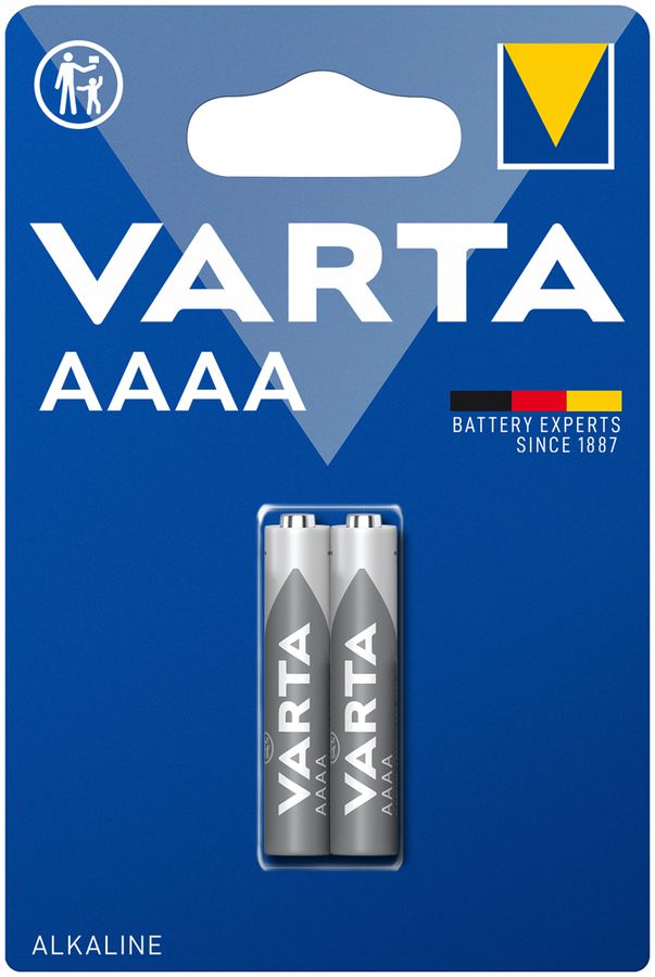 Pile alcaline VARTA Electronics AAAA blister à 2 pièces