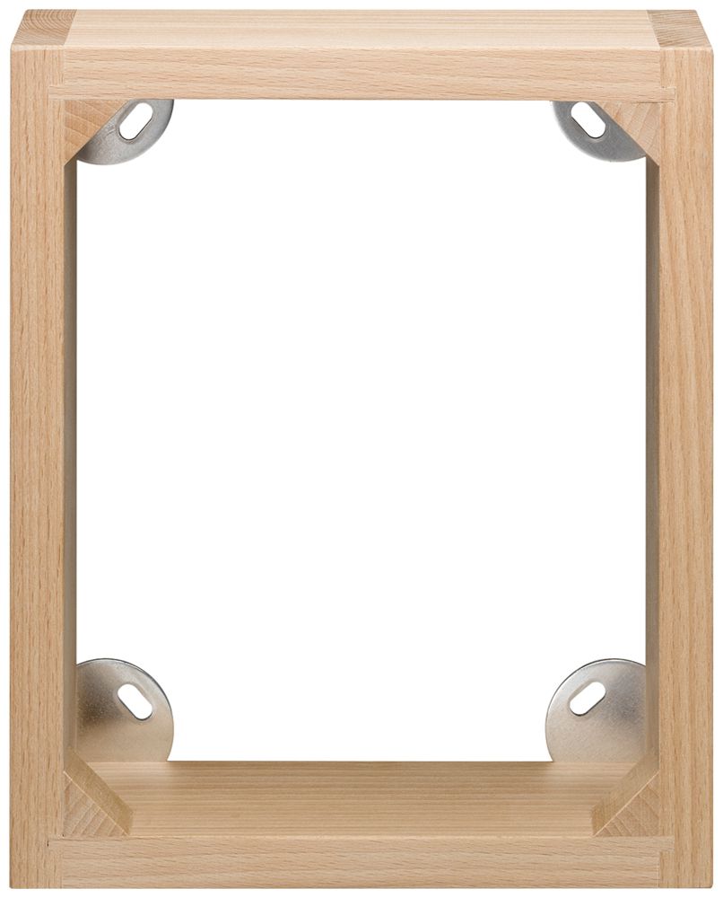 Cadre AP Hager FLF 3×4 bois laqué