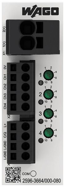 Disgiuntore elettronico WAGO IO-Link 1…10A 4 canali