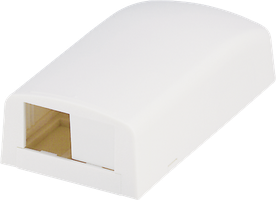 AP-Anschlussdose Panduit für 2 Module Mini-Com, weiss