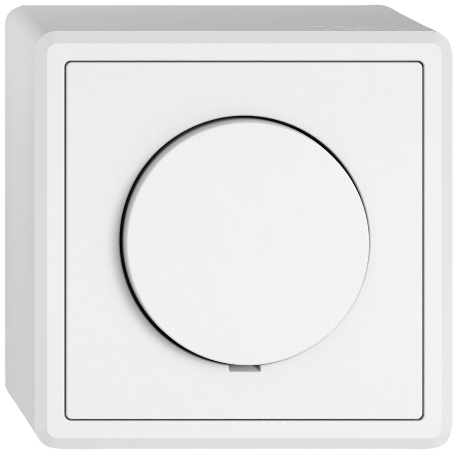 AP-Dimmer EDIZIO.liv SNAPFIX® Phasenabschnitt 20…600W/20…600VA ws