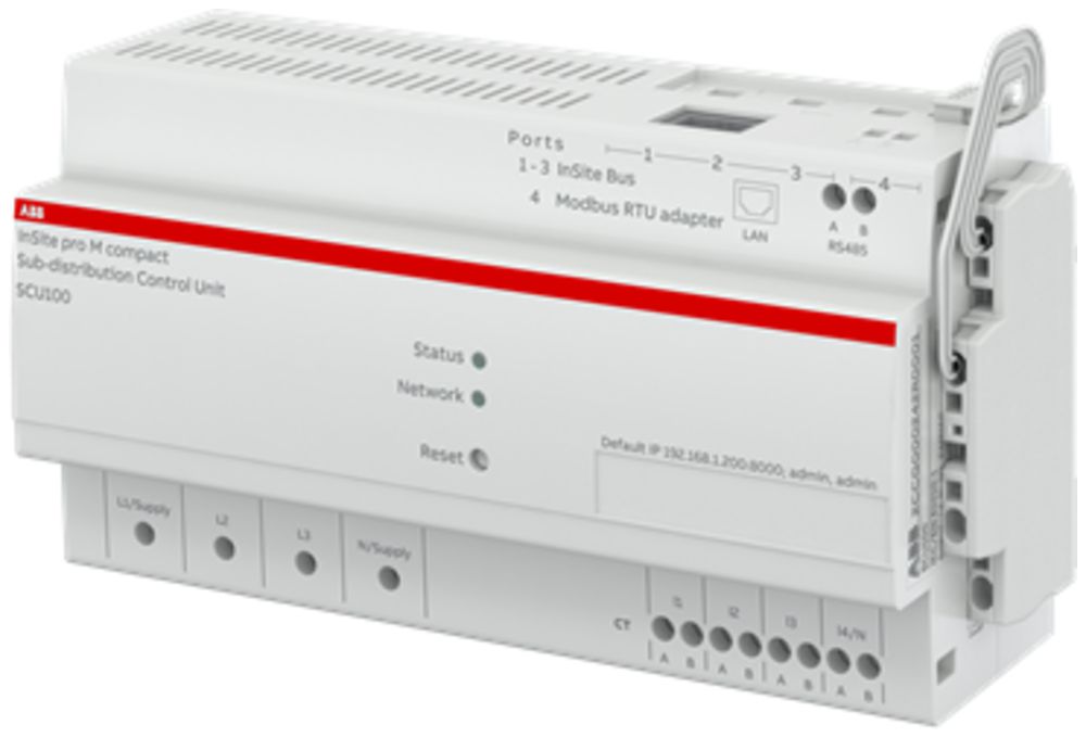 Unité de contrôle AMD ABB InSite pro M compact SCU100, pour 16 comp./96 détect.