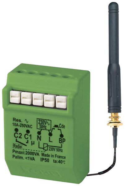 EB-RF-Zeitschaltrelais Yokis 2000W hohe Leist. mit ext.Antenne